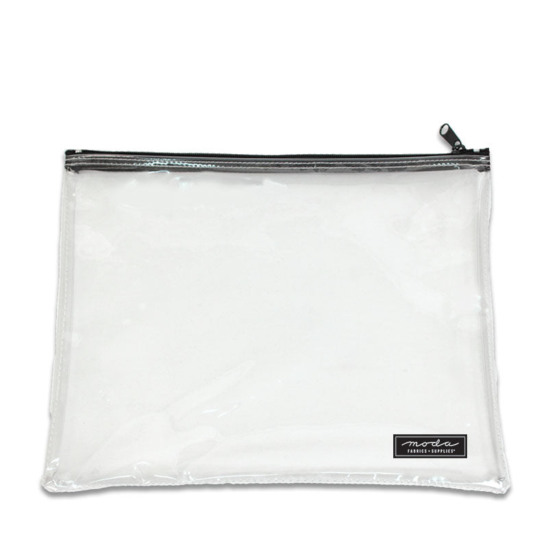 Clear Bag w/ Zipper 13 x 10