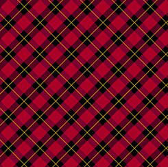 Checking It Twice - Tartan Plaid - Red
