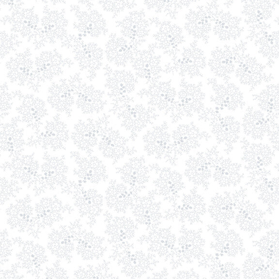 397-01W Wht/Wht || Quilters Flour IV