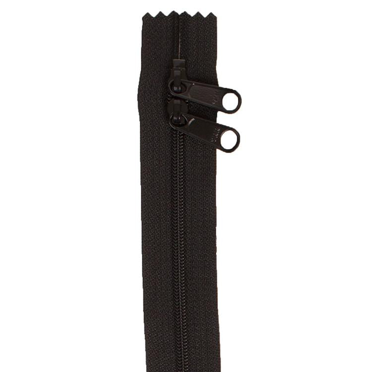 Double Slide 30" Zipper Black ZIP30 105 By Annie#1