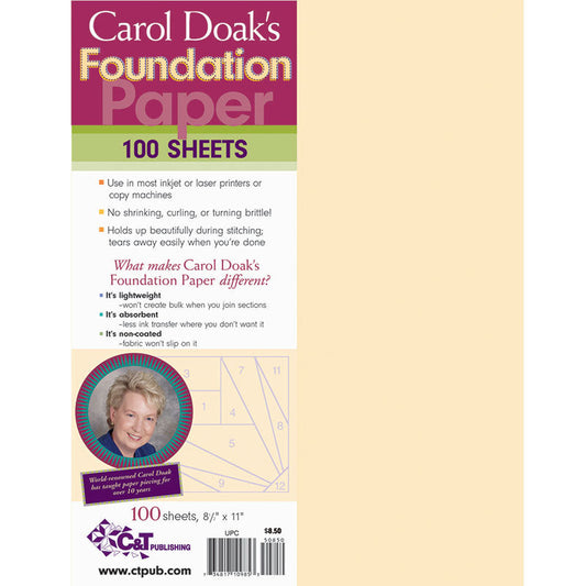 Carol Doak Foundatn Papr 8.5x11