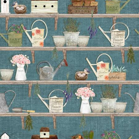 Blue Shelves