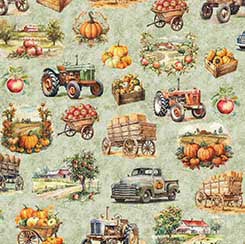 AUTUMN SPICE - Orchard Allover