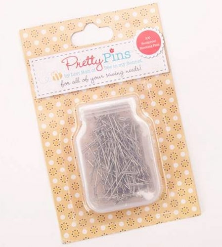 Pretty Pins - Rustproof Blocking T Pins by Lori Holt - 889333120889 Quilting Not...