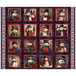 ALL AMERICAN SNOWMAN PICTURE PATCHES