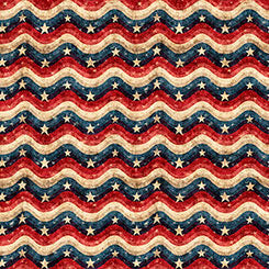 ALL AMERICAN SNOWMAN WAVY STRIPE