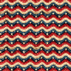 ALL AMERICAN SNOWMAN WAVY STRIPE