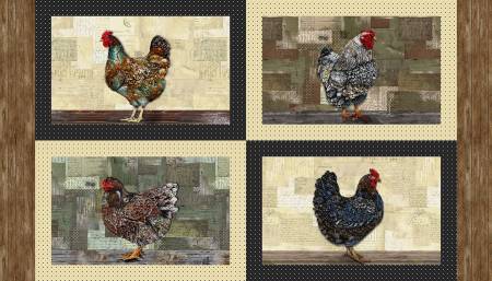 Brown Homestead Boho Chick Panel