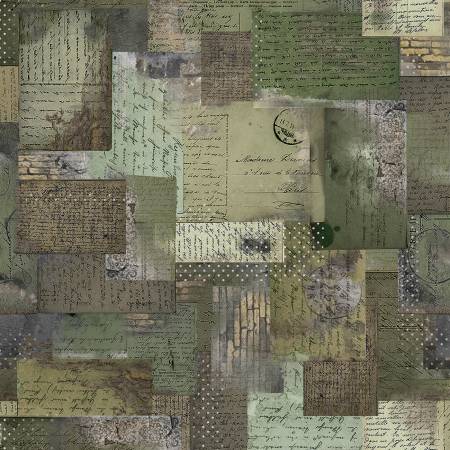 Dusty Green Ephemera Boho Chicks