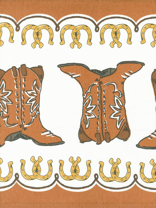 16" Classic Retro Cowboy Boots 920 300 Moda Toweling#1