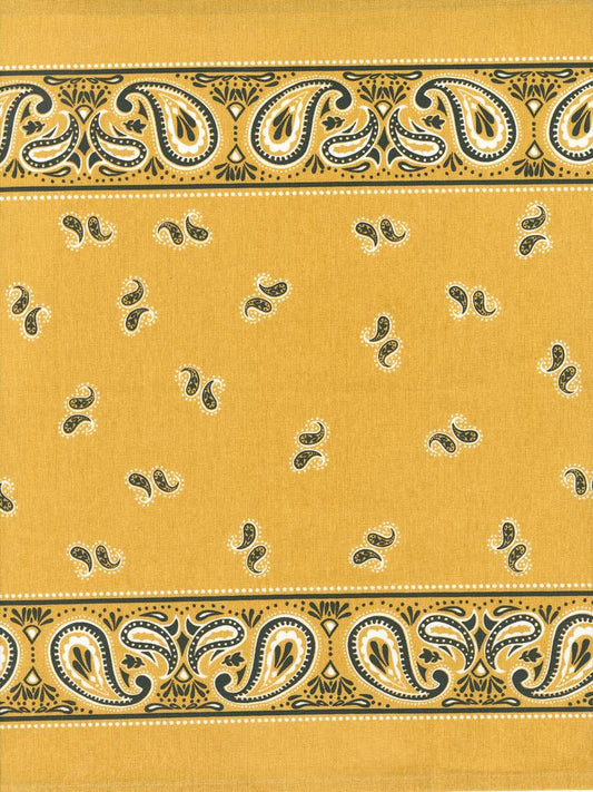 16" Classic Retro Gold Bandana Toweling