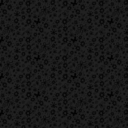Black on Black Butterfly Ditzy