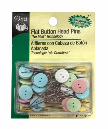 Button Flat Head Pin Size 24 - 1 1/2in 50ct