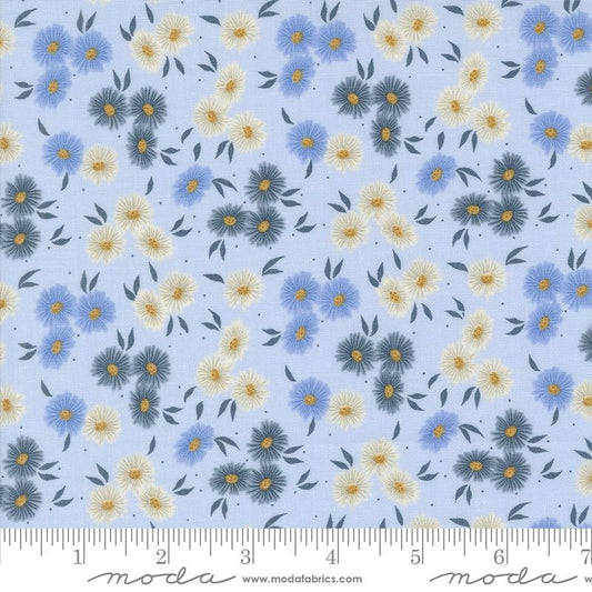 Seaglass Summer Dappled Blue Floral