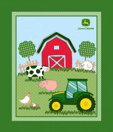 John Deere Barn Yard Panel