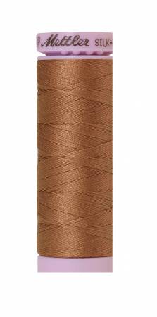 Silk-Finish 50wt Solid Cotton Thread Walnut