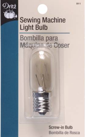 Sewing machine light bulb
