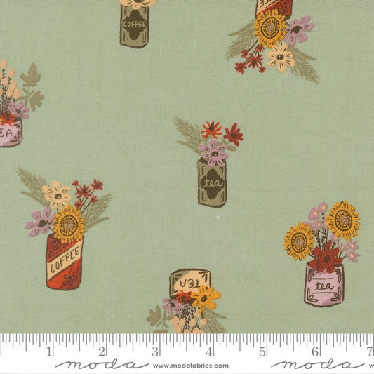 Windfall Aqua Flowers