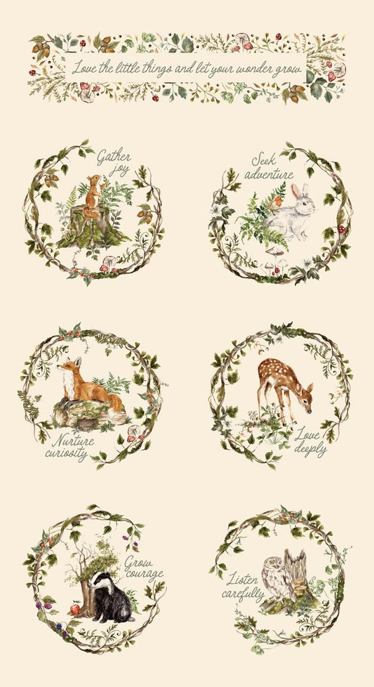 Fable and Fern Panel Eggshell Animals