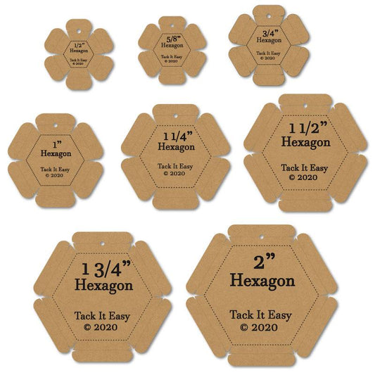Tack it Easy Gadget Hexagon Set TACKITEASY HEXSET Paper Pi#1
