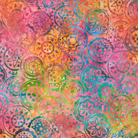 Medallions Multi Batik