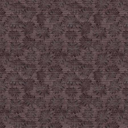 Plum Floral With Words