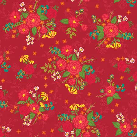 Indigo Garden Main Red