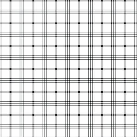 Black Tie Plaid Off White