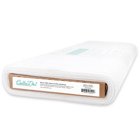 Woven 100% Cotton Fusible Interfacing 22in x 25yds
