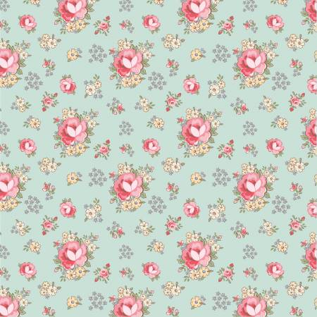 Dots & Posies Primrose Teal