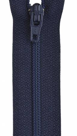Lightweight Polyester Coil 1-Way Separating Zipper 10in Navy
