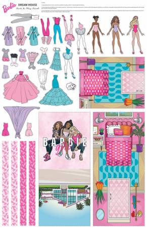 Barbie Girl Felt Panel