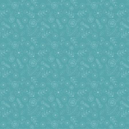Teal Pickin Posies