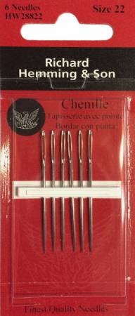 Richard Hemming Chenille Needle Size 22 6ct