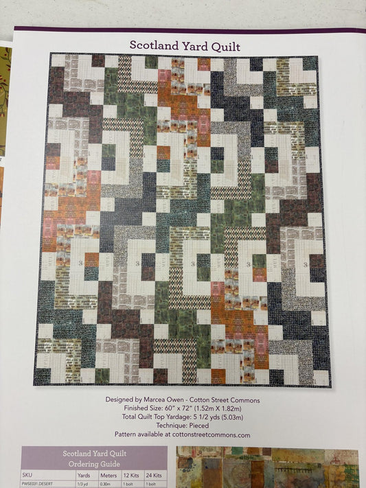 On Your Mark Scotland Yard Quilt Kit