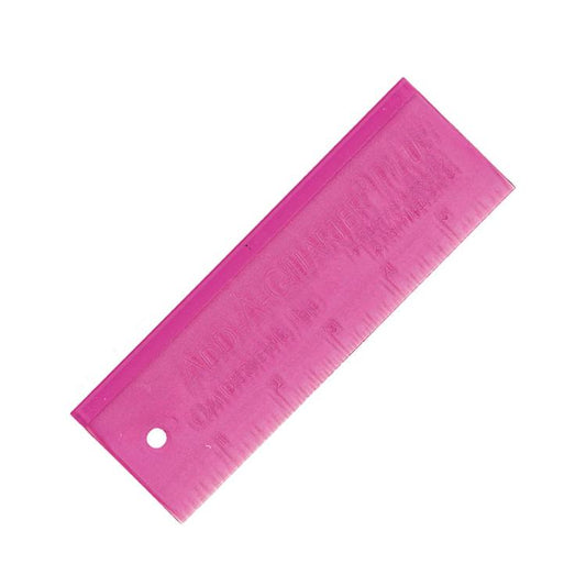 Add A Quarter Plus Ruler 6" Pink