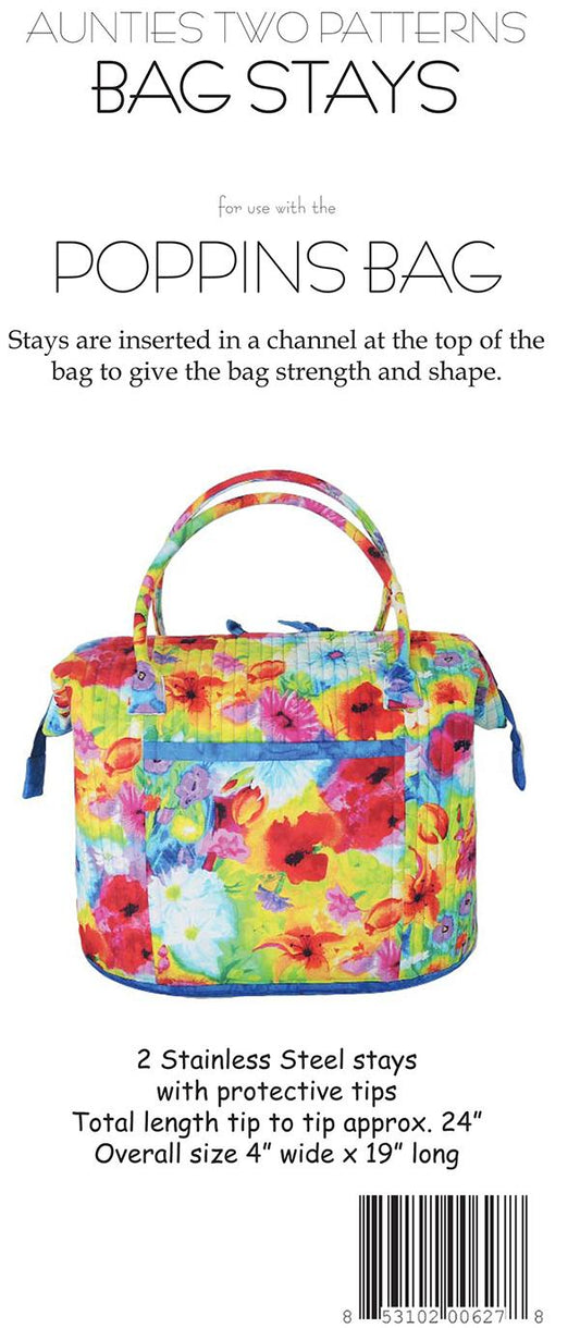 Poppins Bag Stays AT 627 Aunties Two Pattern#1