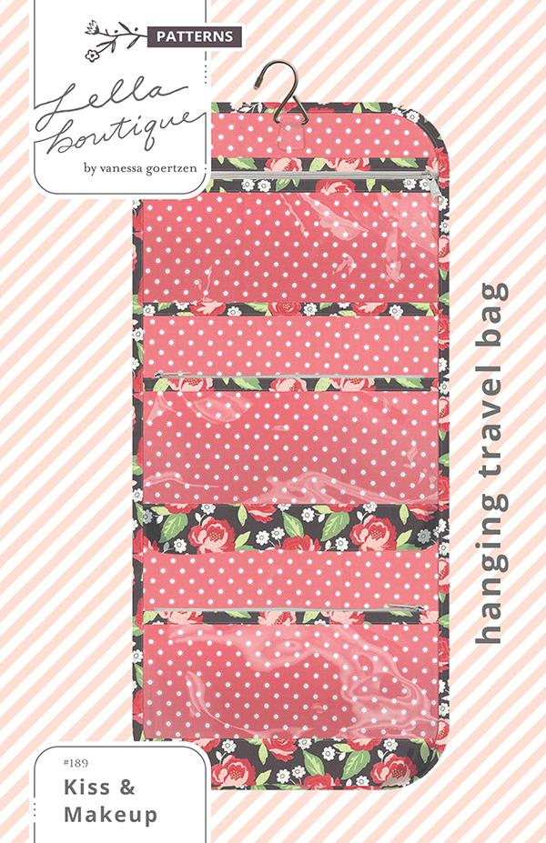 Kiss & Makeup Hanging Travel Bg LB 189 Lella Boutique#1