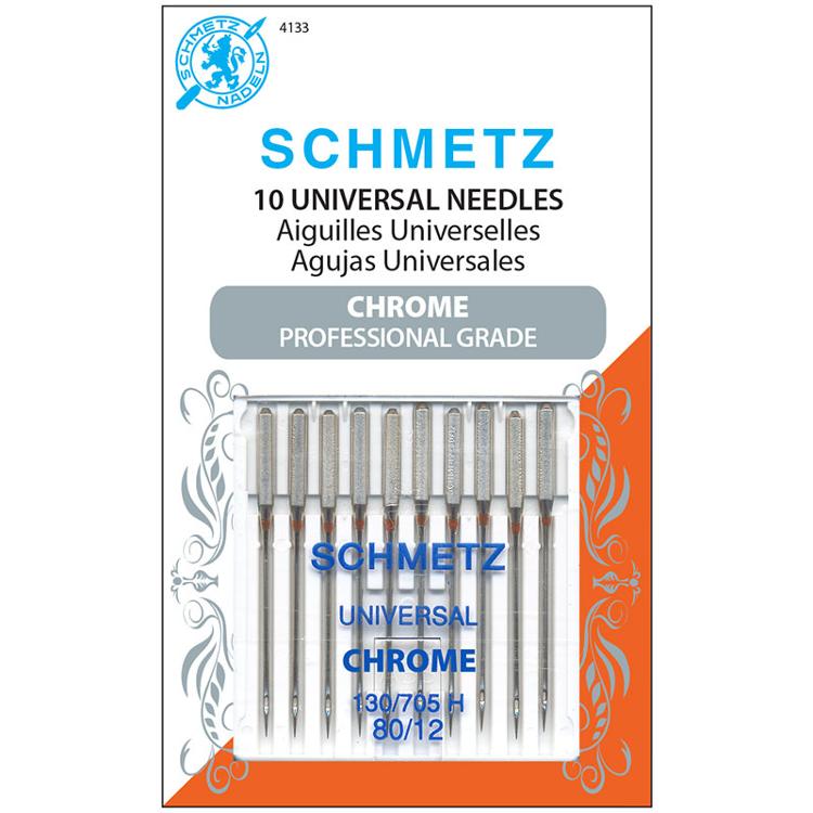 Chrome Universal Needle 80/12 4133 Schmetz#10