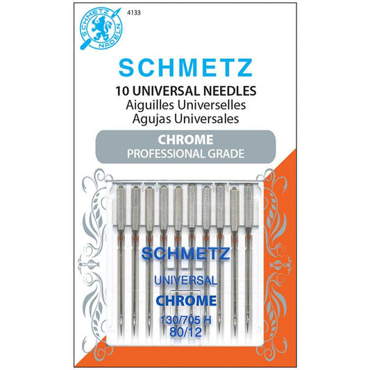 Chrome Universal Needle 80/12 4133 Schmetz#10