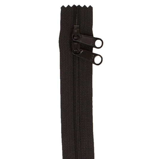 Double Slide 30" Zipper Black ZIP30 105 By Annie#1