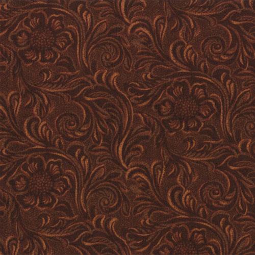 Tooled Leather Brown