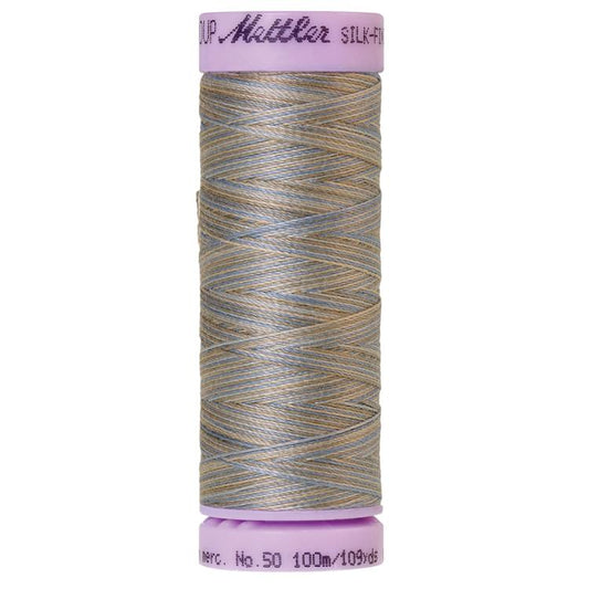 Silk Finish Multi Silvery Blues 9075 9843
