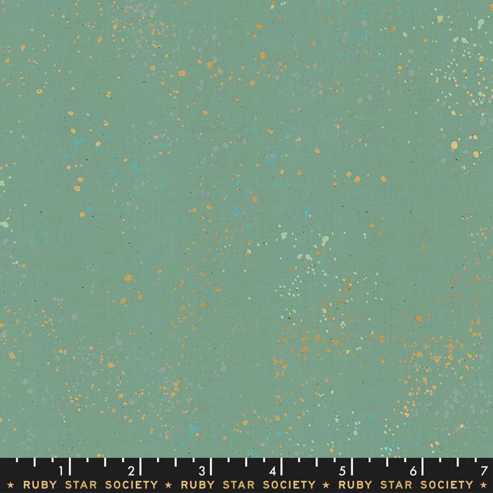 Speckled Metallic Soft Aqua