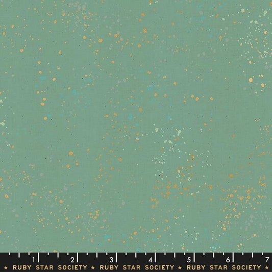 Speckled Metallic Soft Aqua