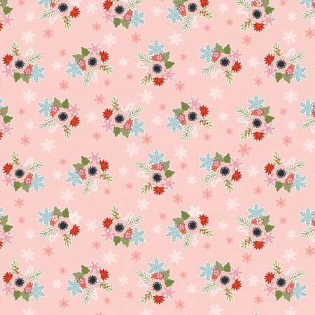 Flowers in Snow Pink