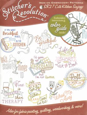 Aunt Martha's Stitcher's Revolution Cute Kitchen Sayings
