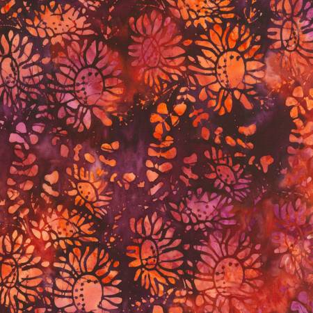 Leaves Sunset Batik