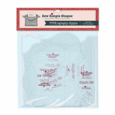 Lori Holt TYPE/ography Glyphs Sew Simple Shapes