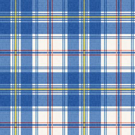 Royal Blue 108 Wide Digital Diagonal Plaid Mt